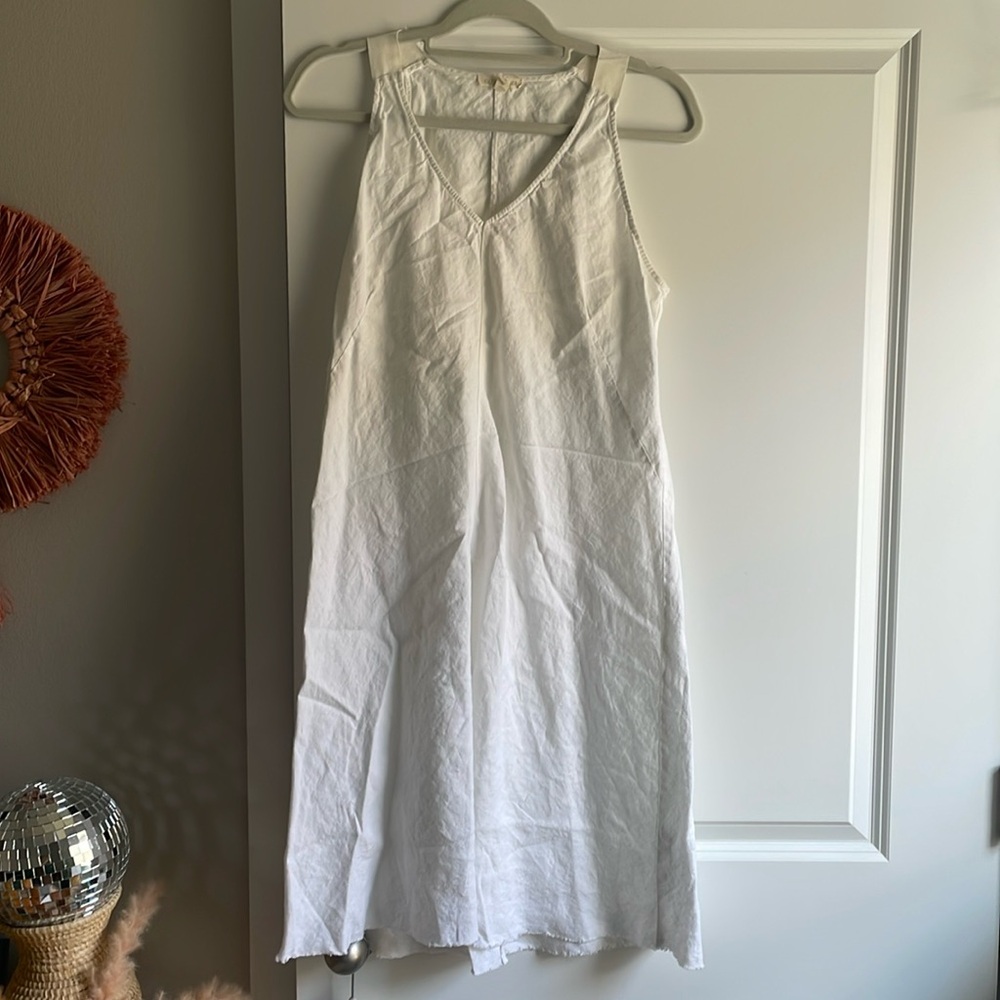 Eileen fisher 100% organic linen dress! 🤍